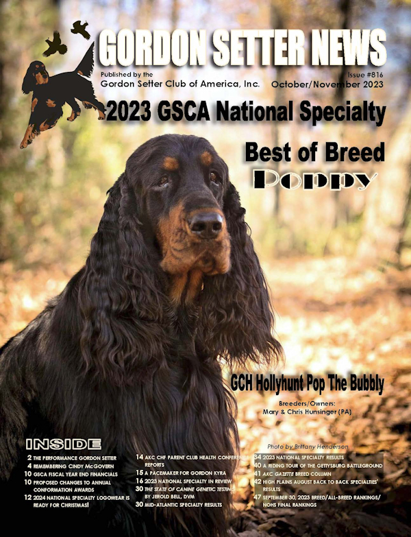 816 Gordon Setter News Oct/Nov 23